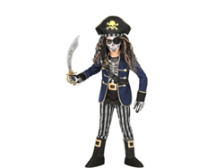 Disfraz Unisex WIDMANN Capitón Esqueleto Pirata Infantil (5 - 7 años)
