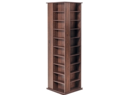 Torre multimedia giratoria de 4 lados Succebuy, con capacidad para 1040 CD, acabado espresso