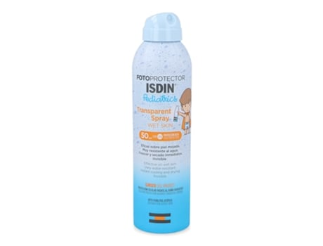 Protector Solar ISDIN Pediatrics Transparent Spray Wet Skin SPF50+ (250 ml)