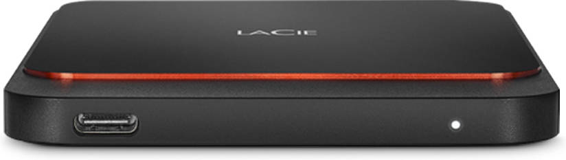 Lacie Portable Ssd 500 gb disco duro externo 2.5 usbc 3.0 mac pc 3 años de servicios rescue sthk500800 unidad estado