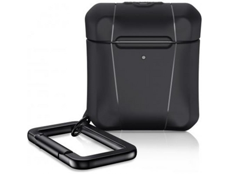 ITSKINS Estuche para AirPods reforzado con espectro sólido Negro
