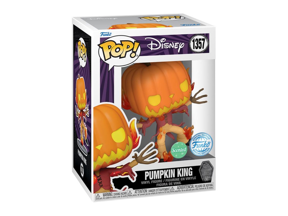 Figura Funko Tnbc Pumpkin King 30 Aniversario. ¡Pop con sabor a nosotros ex! Vinilo EL EXTRAÑO MUNDO DE JACK