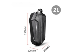 Accesorios Fwinl para patinete eléctrico de 8 pulgadas: Bolsa impermeable para manillar, bolsa delantera de 2 litros