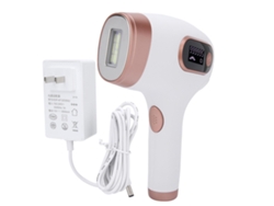 Dispositivo de depilación IPL con 990.000 destellos, máquina de depilación Ice Sense, enchufe estadounidense de 110 a 240 V, Ly Ebike (blanco)
