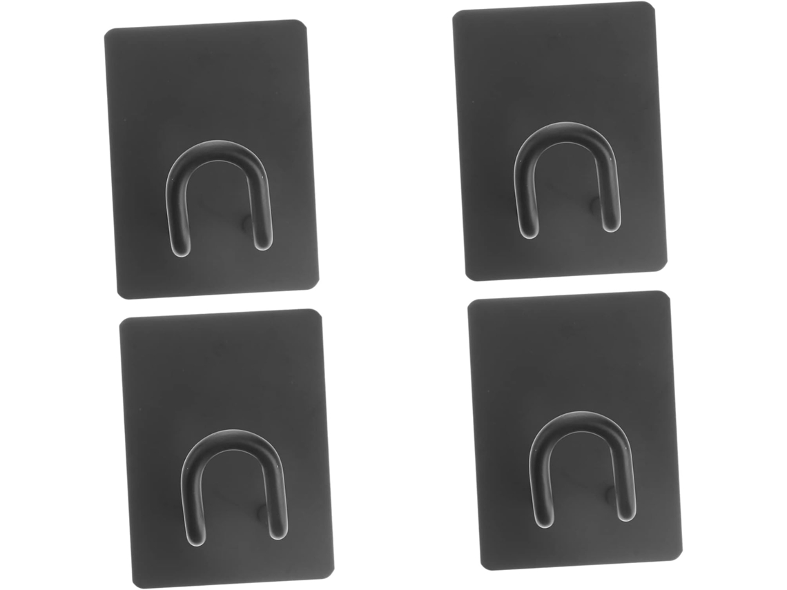 Juego De 4 Ganchos Adhesivos De Pared Para Baño Y Abrigos.