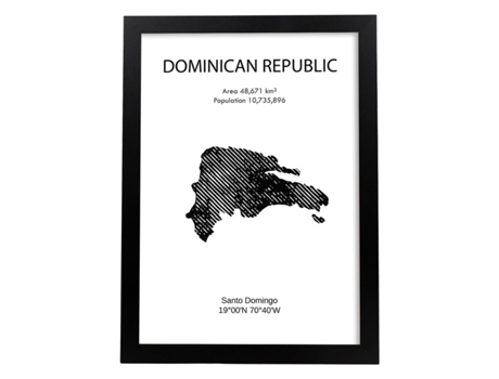 Póster NACNIC de Republica Dominicana. Pósters de Paises y Continentes do Mundo.