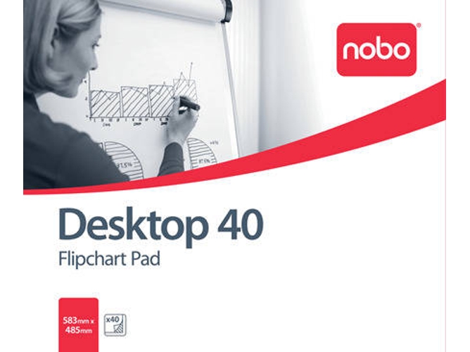 Bloque de Papel para Flipchart NOBO Barracuda (580x480mm)