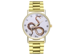 Reloj De Pulsera Unisex De Acero Con Números Romanos Moda Zhoulianfa