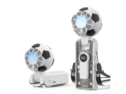 Ventilador Portátil Blanco, Ideal Para Viajes, Uso En Exteriores Y La Oficina.