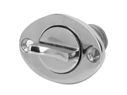 Tapón De Desagüe Elíptico Para Barco Yate Acero Inoxidable 316 1 Pulgada