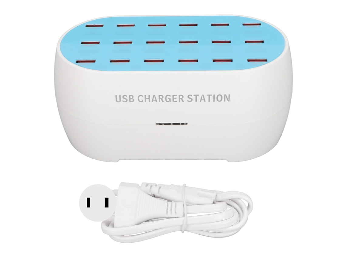 Estación de carga USB EOOCOO de 18 puertos y 120 W