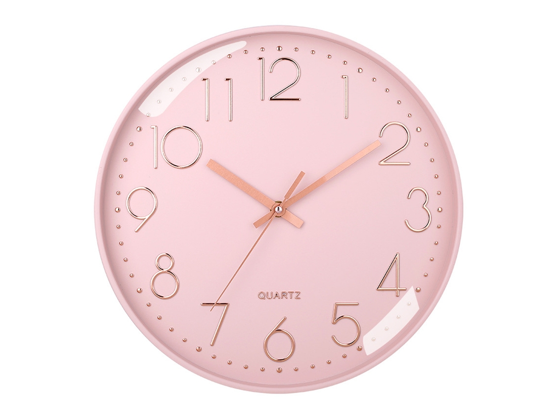 Reloj de pared 12", moderno, silencioso, a pilas, fácil lectura Kofihety