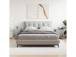 Mesitas de Noche 2Pzs 40X40X50 Cm Madera Procesada Gris Sonoma