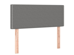 Cabecero de tela 80x5x78/88 cm Gris oscuro MAISON EXCLUSIVE