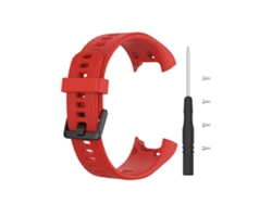 Correa de repuesto de silicona ajustable para reloj inteligente Garmin Vivosmart HR (rojo) Chennnls