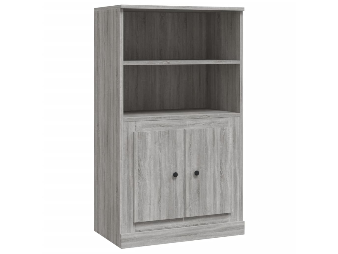 Armario alto MAISON EXCLUSIVE en derivados de madera Sonoma gris (60x35,5x103,5 cm)