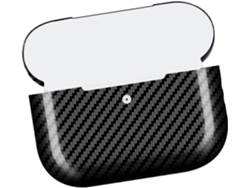 Elegante Estuche De Carbono Para Los Últimos Auriculares Inalámbricos Con Compatibilidad De Carga Y Seguro