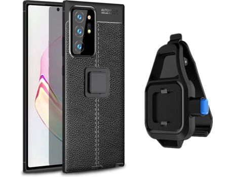 Funda Samsung Note 20 Ultra Rugged Leather con Soporte de Cintura Negro