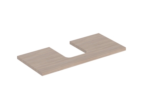 Placa de lavabo GEBERIT ONE recortable en el centro para lavabo de encimera en forma de cuenco 105x3x47cm 505.274.00.
