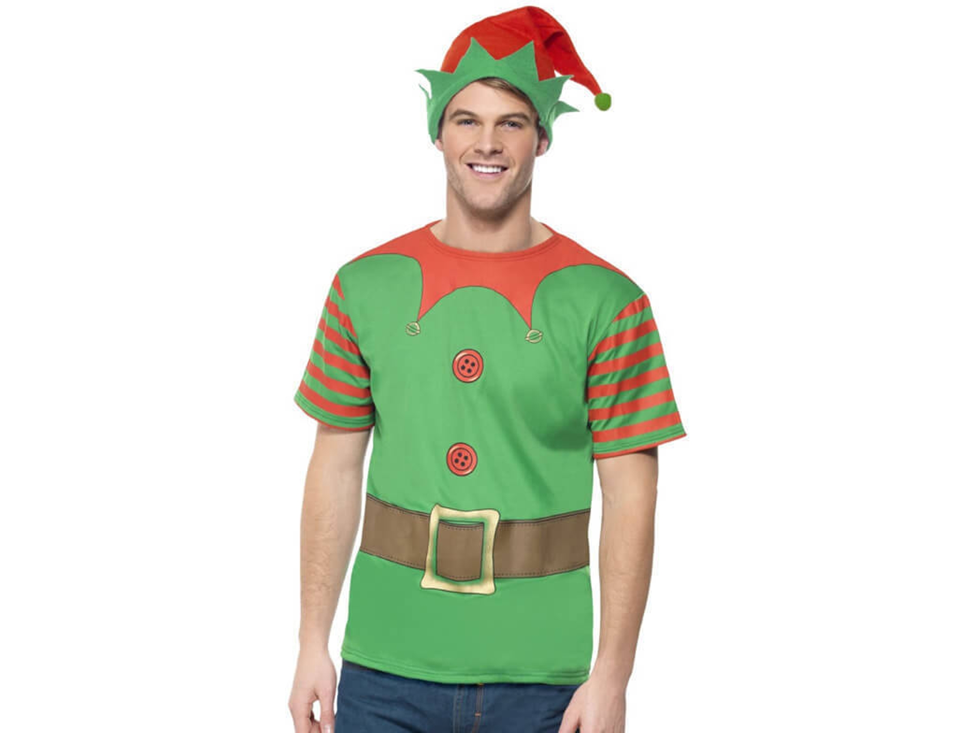Disfraz de Hombre DISFRAZZES Kit De Elfo (Talla: M)