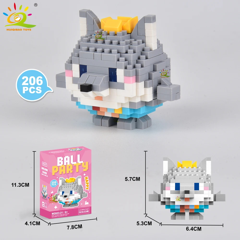 Bloques De Construcción En Miniatura De Animales Moc: Adorables Juguetes De Bricolaje En Miniatura