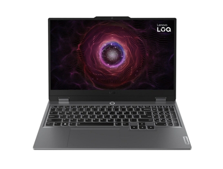 Laptop LENOVO LOQ 15AHP9 (Gris - 16 GB RAM - 512 GB SSD - 15,6" - QWERTY - AMD Ryzen 5 - Nvidia Geforce RTX 4060)