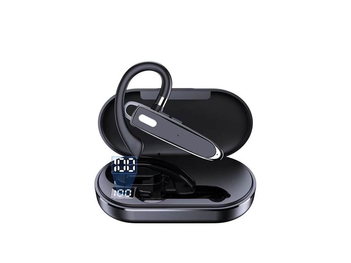 (con Estuche De Carga) Auriculares Empresariales Con Micrófono Inalámbrico Bluetooth, Resistencia Al Agua Ipx5 Y Cancelación De Ruido.