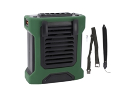 Ventilador De Cintura Portátil Recargable Con Luz Led: Ideal Para Senderismo Y Deportes Al Aire Libre.