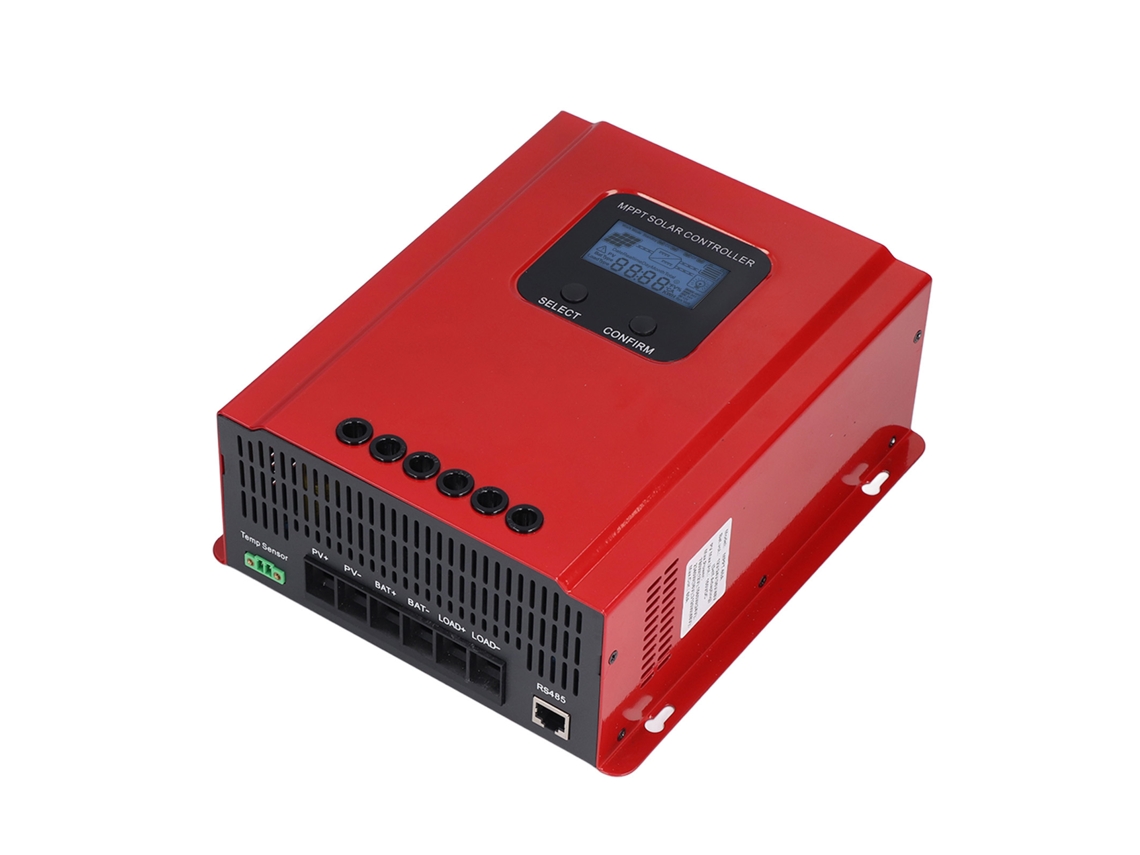 Controlador de carga solar MPPT con pantalla LCD, regulador de carga fotovoltaica, entrada de 150 V.