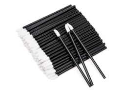 Juego De 200 Pinceles Desechables Para Labios, Aplicador De Pintalabios Con Mango, Herramienta De Maquillaje Negra
