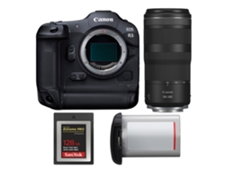 Canon Eos R3 + Rf 100-400mm F/5.6-8 Is Usm + 1 Sandisk 128gb Extreme Pro Cfexpress Type B + Canon Lp-e19 + Ebook Pricedirect