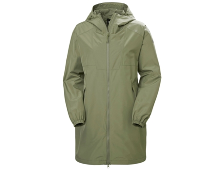 Abrigo Impermeable para Mujer HELLY HANSEN (M - Poliéster - Verde)