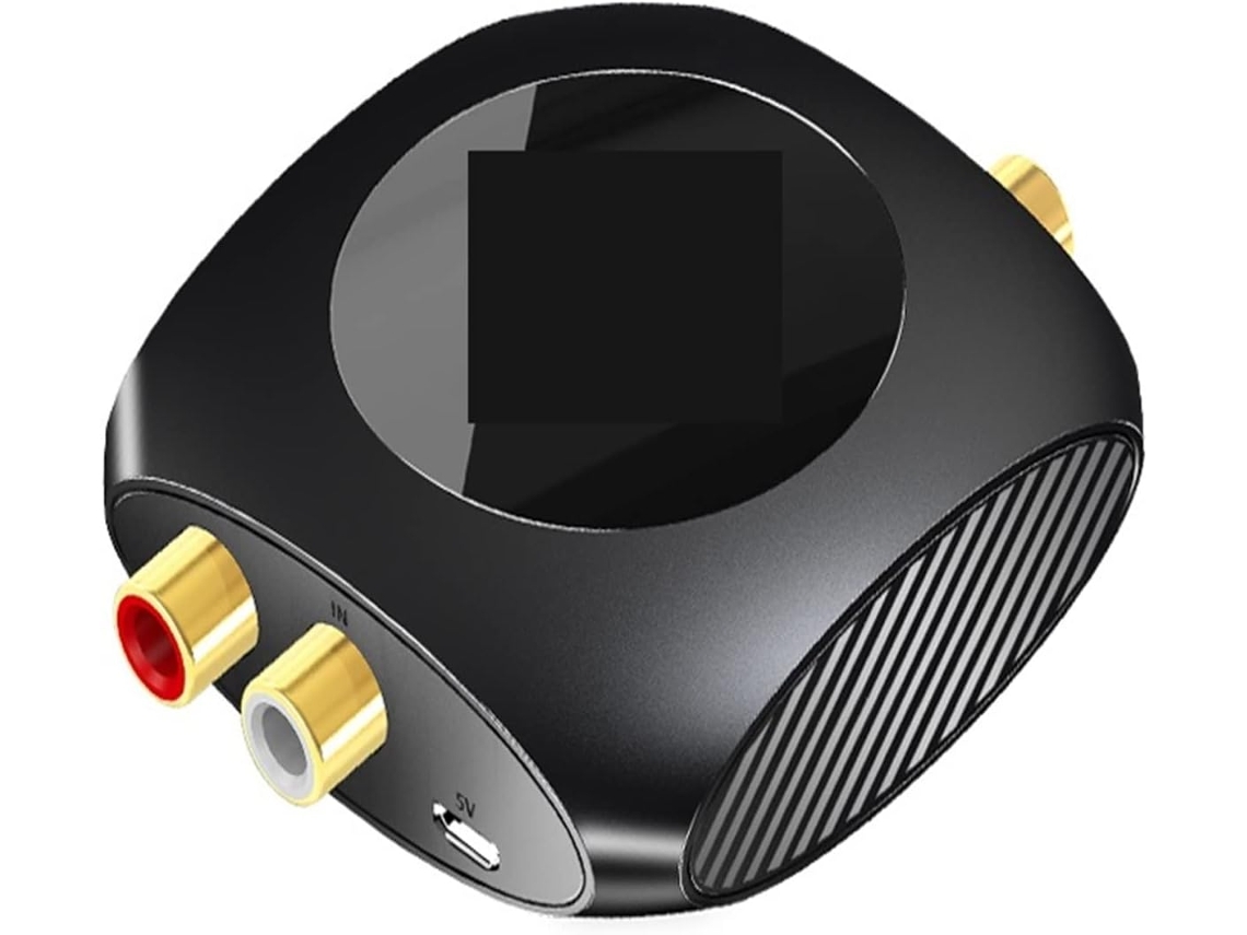Adaptador Convertidor De Audio Analógico A Digital De Rca A Coaxial De 96 Khz
