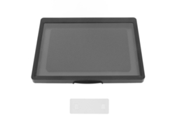 Soporte giratorio impermeable para teléfono móvil para ducha - Negro
