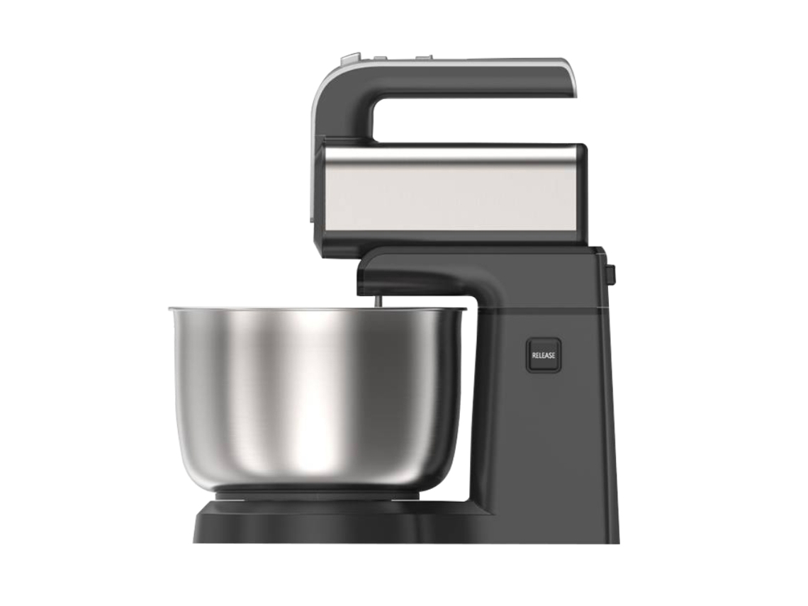 MYWAVE Mwhm-300 Batidora Negra con 300 W de Potencia y Bol de Acero Inoxidable