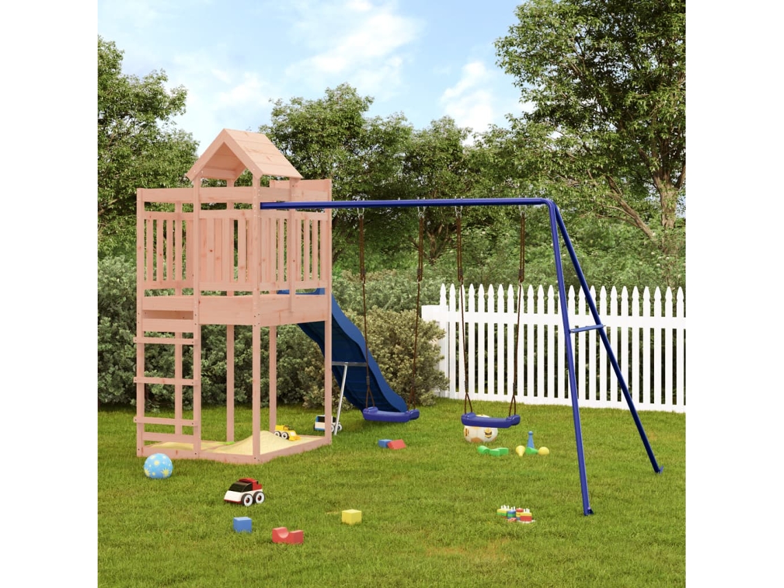 Juego de exterior de madera maciza Douglas Wsd98884 Lovely Home