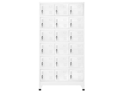 Taquilla con 18 compartimentos, metal, 90x40x180 cm, MAISON EXCLUSIVE