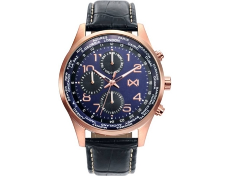 Reloj MARK MADDOX Hombre (Piel - Negro)