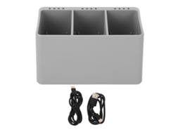 Cargador de batería para dron de 3 puertos compatible con Mini 3, Mini 3 Pro y Mini 4 Pro.