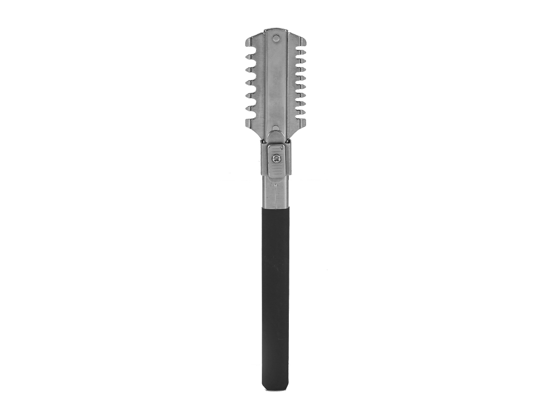 Vlrla-aço Inoxidável Do Casam Thinning Razor Comb Cabelo Removal Tool
