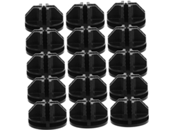 Conectores Cubo Plástico Negro, Clip Organizador