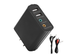 Micrófono de clip de 3,5 mm para reuniones, grabaciones y videoconferencias, color plateado