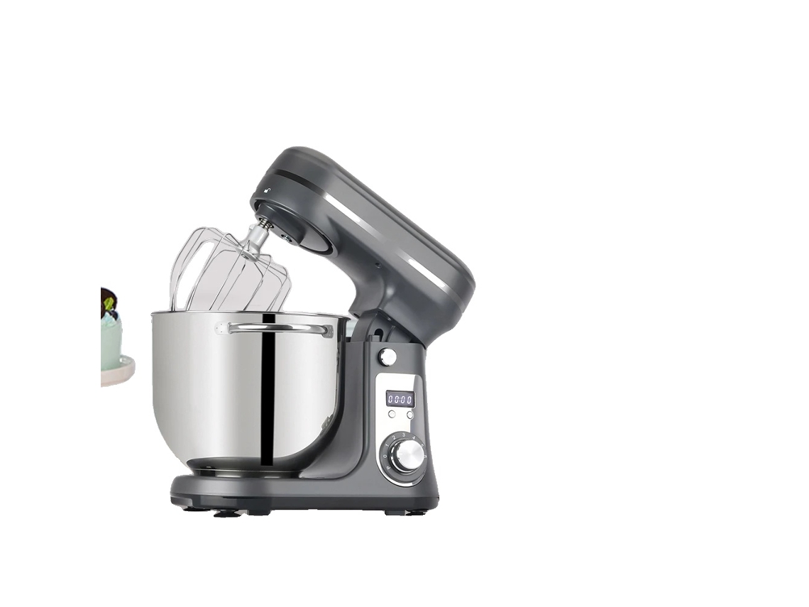 Batidora de pie Biolomix, 1200 W de potencia, 6 L de capacidad, gris BM 601, OEM UE