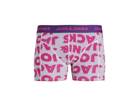 Bóxer de Hombre JACK & JONES Calzoncillos Logo Illusion Rosa (M)