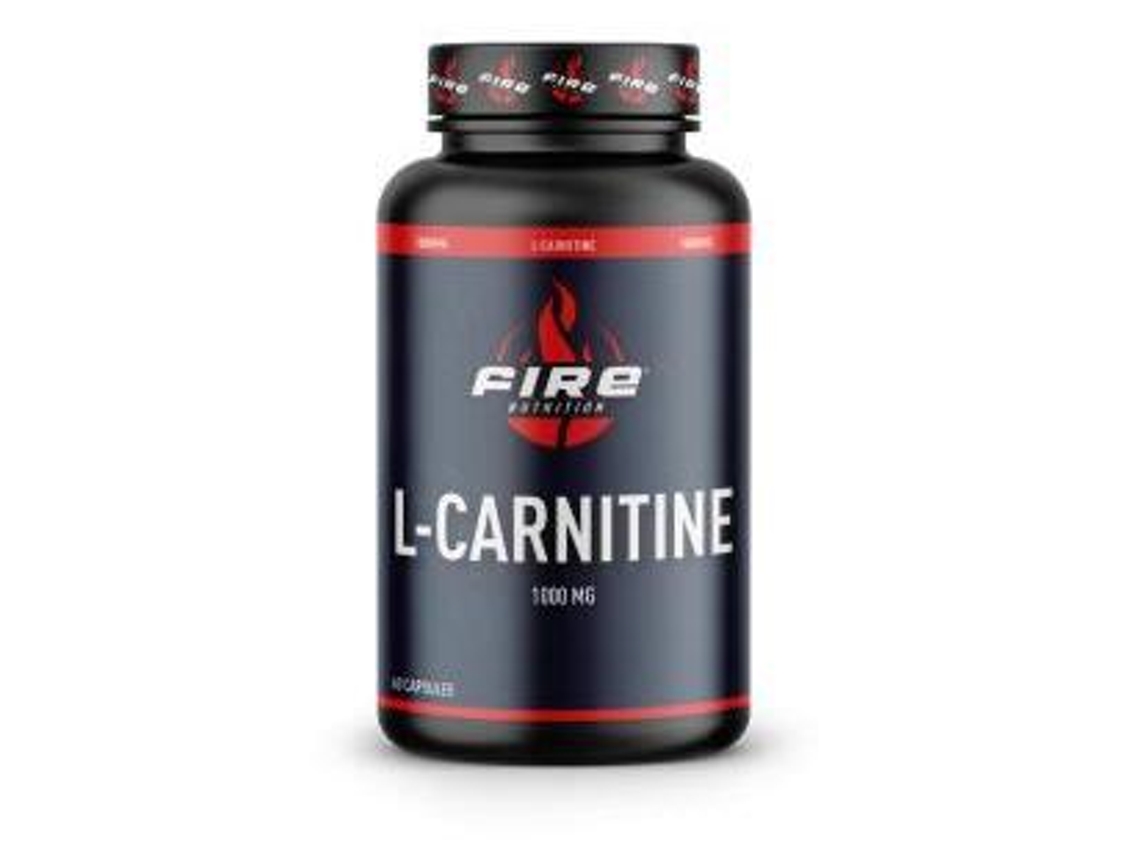 l carnitina 1000 mg capsulas L-Carnitina 1000 mg 60 Cápsulas FIRE NUTRITION