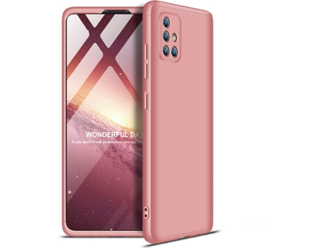 Carcasa Samsung A71 Slim armor 360º Rosa