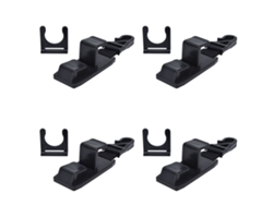 4 Ganchos Para La Cabeza Del Coche, Abs Y Nailon, Multifuncionales, De Alta Resistencia Y Flexibles.