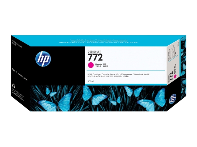 Cartucho de Tinta Original HP 772 de 300 ML CN629A Magenta