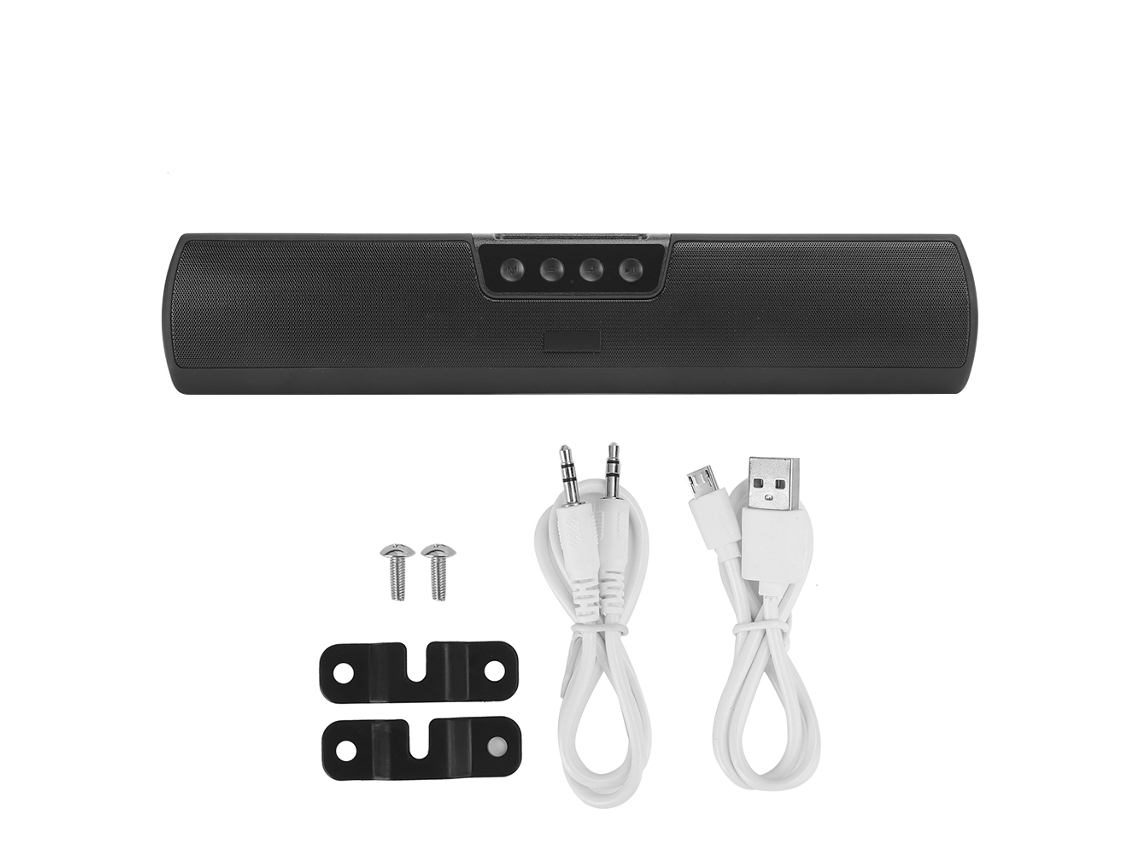 Hxsj Q3 Soundbar Inalámbrico Bluetooth 5.0 Altavoz Estéreo Hifi Para Teatro En Casa