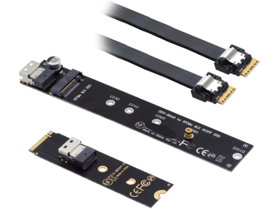 Adaptador De Cable De Extensión Ngff M.2 Nvme M-key Ssd Macho A 40 Cm